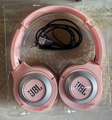 bluetooth qulaqliq: Məhsul: Simsiz qulaqlıq (JBL üslubunda), açıq çəhrayı rəng — 2