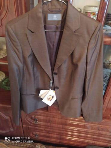 офисная одежда: Пиджак офисный, коричневый Турция Altınyıldız размер 36-38 новый