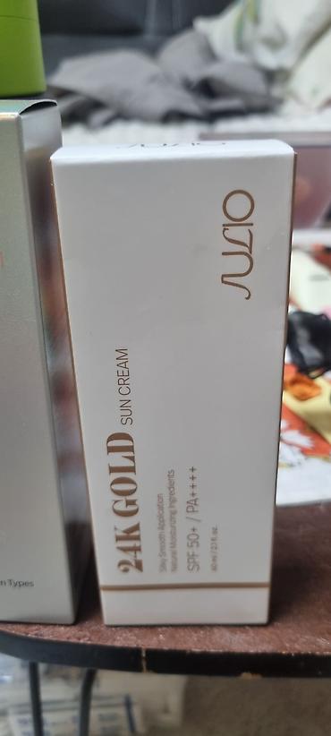 солнечный свет: Солнцезащитные кремы SPF50+ / PA++++ - 24K GOLD Sun Cream, 60 мл — 1