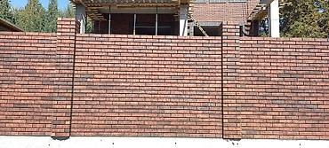 Кладка: Кирпичные работы под ключ - Кладка заборов из облицовочного кирпича — 23