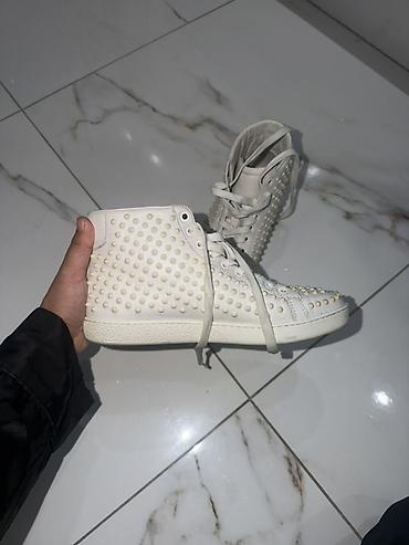 кеды gucci: Кроссовки, 36.5, Gucci, Б/у, цвет - Белый, Самовывоз, Бесплатная доставка — 5