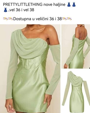 haljina placena din: S (EU 36)