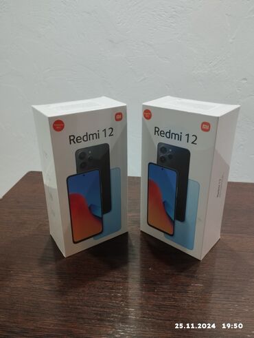 Redmi: Redmi, Redmi 12, Новый, 128 ГБ, цвет - Голубой, 2 SIM