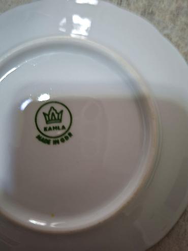 cay servisi: Çay dəsti, rəng - Ağ, Farfor, Almaniya — 3