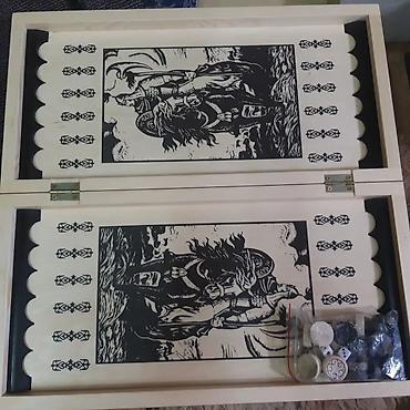 Шахматы: Шахмат шашки шахмат нарда ручная работа — 14