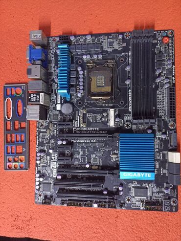 материнские платы socket fm1: Материнская плата, Б/у, Gigabyte, LGA1155, ATX, Для ПК