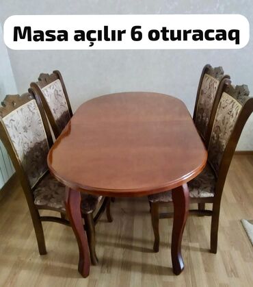 стол раскладной деревянный: Qonaq masası, Açılan, Oval masa