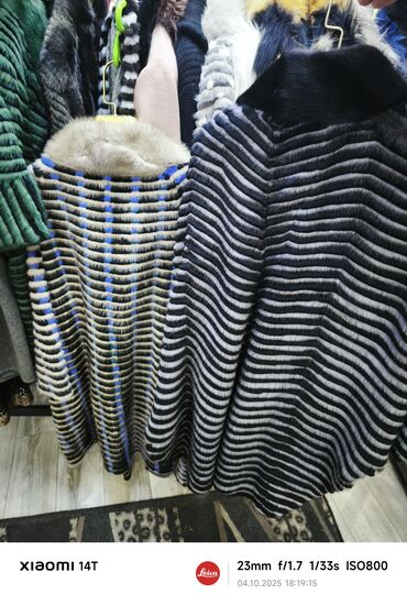 джинсовая куртка с мехом levis: Шуба, Норка, С капюшоном, Все размеры