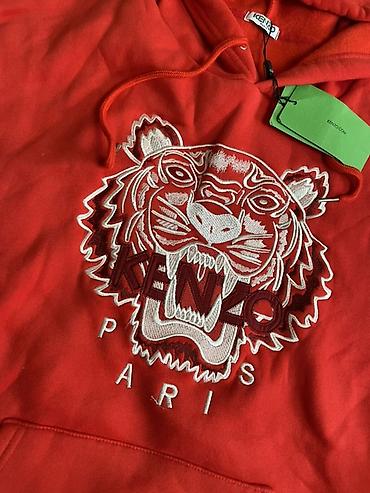 Толстовки: Мужская толстовка, M, Kenzo, Новый, цвет - Красный — 2