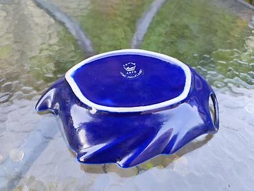 barokna ogledala: Dekorativna porcelanska posuda – Cobalt Blue, Carpo Porcelaine - — 3