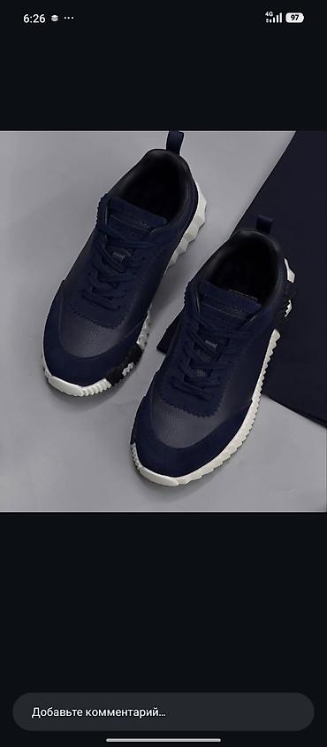air monarch: Мужские кроссовки повседневные, темно‑синие - Верх: комбинированные — 1