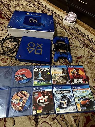 аренда soni: PlayStation 4 Slim Days of Play Limited Edition (синяя, 500 ГБ) — 1