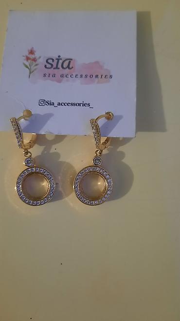 Aksesuarlar: Qızılı rəngli asma sırğa - Brend: Sia Accessories (kart üzərində qeyd — 1