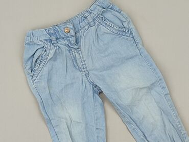 sukienka zebra h: Denim pants, Coccodrillo, 9-12 months, condition - Very good