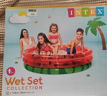 uşaq bayan: INtex Wet Set Collection – Şişmə uşaq hovuzu (qarpız dizaynı) tezedir — 1