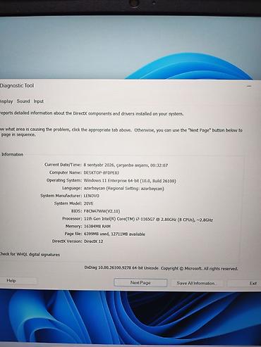 512: İşlənmiş Lenovo ThinkBook, 15.6 ", Intel Core i7, 512 GB, Ünvandan götürmə, Pulsuz çatdırılma, Ödənişli çatdırılma — 9