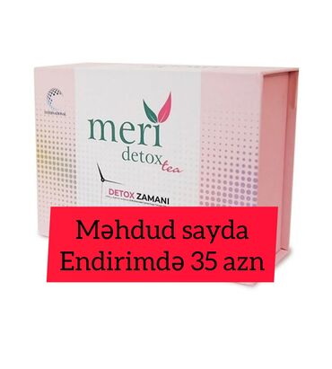 meri çay: Meri detox Original 60 ədəd Hamile xanimlara,Ürek, qaraciyər, Boyrek