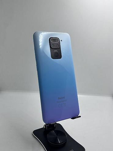Redmi, Redmi Note 9, Б/у, 64 ГБ, цвет - Голубой, 2 SIM