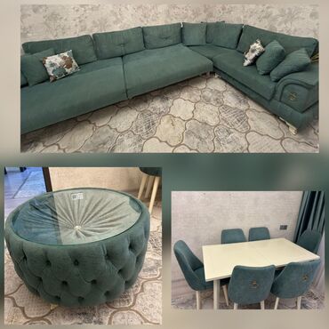 Qonaq otağı dəstləri: İşlənmiş, Divan, Masa və oturacaqlar, Kredit yoxdur — 1