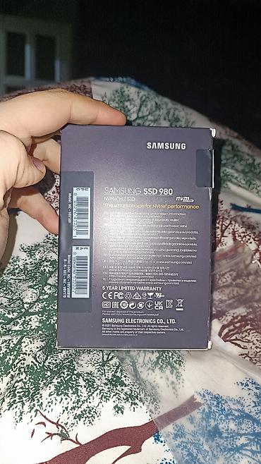 disk: Samsung 980 500GB SATIRAM 🔊SSD 500GB 🚅Suret 3500-2600Mb/sek ❤️100% — 4
