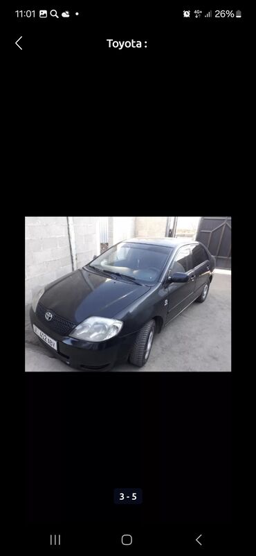 манипулятор краны: Toyota Corolla: 2003 г., 1.4 л, Механика, Газ, Седан