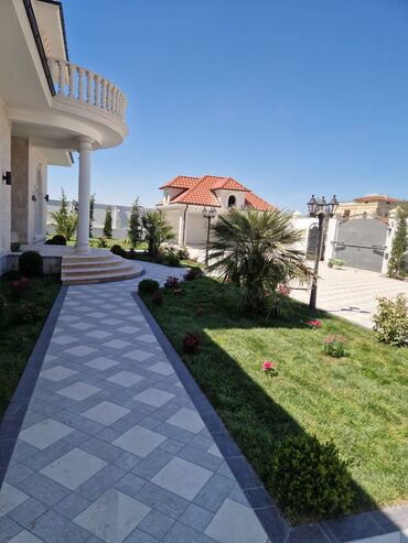 Plitə işləri: Xüsusi kafel-metlax və landşaft daş döşəmə xidməti Təsvir: - Həyət — 9