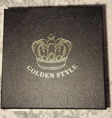 золото комплект: Набор украшений Golden Style с красными камнями, бижутерия — 6
