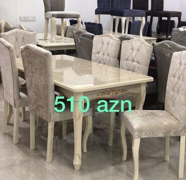 12 neferlik stol stul: Новый, Квадратный стол, Азербайджан