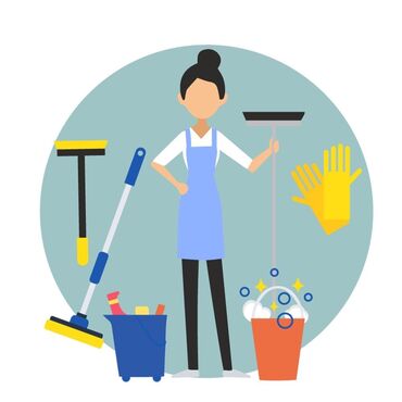 уборщица дома: Требуется Уборщица, Оплата Дважды в месяц