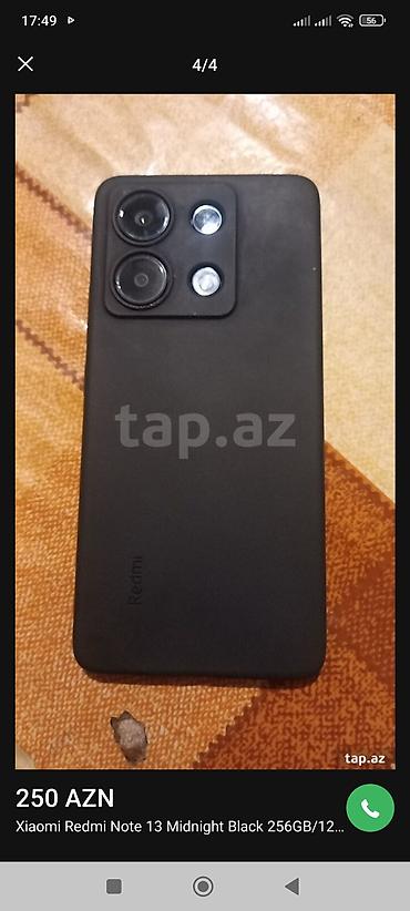процессор amd ryzen 5 5600: Redmi Note 13, 256 ГБ, цвет - Черный, Две SIM карты — 1