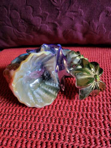 Ostali kućni dekor: Porcelanska nova figura za jaje cuvarkucu,delfini — 9