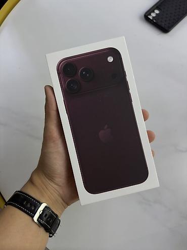 IPhone 18 Pro Max, Новый, 256 ГБ, Бордовый, Зарядное устройство, Защитное стекло, Чехол, В рассрочку, 100 %