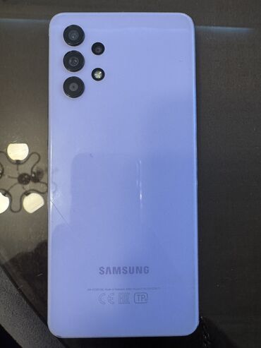 samsum: Samsung Galaxy A32, 64 GB, rəng - Bənövşəyi, Düyməli, Sensor, Barmaq izi