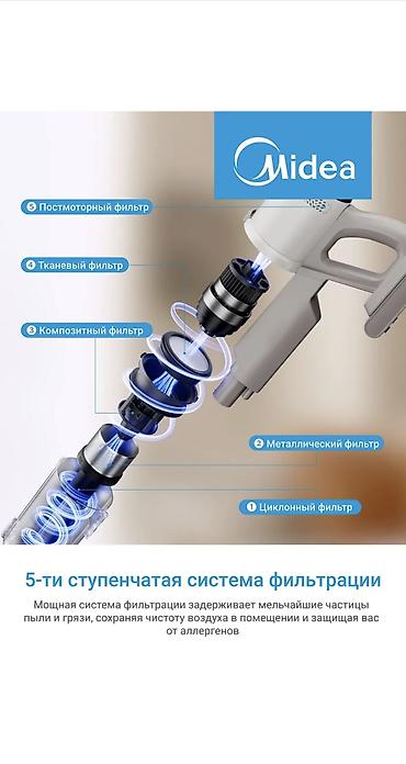 пылесоса: Вертикальный пылесос Midea VSS P9 LITE — мощная уборка без усилий! — 3