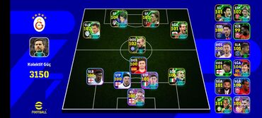 Xbox One: EFootball hesabı – hazır komanda və zəngin heyət - Klub: Galatasaray