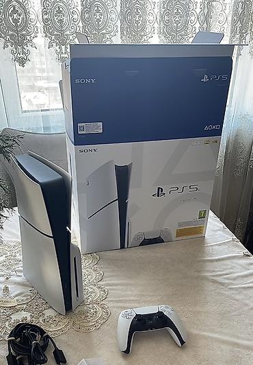 plastation pes: Sony PlayStation 5 (PS5) – Disk versiyası Model: CFI-2116 (konsol) — 1