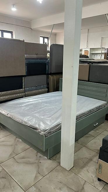 Двуспальные кровати: Двуспальная кровать, Новый, С матрасом, длина - 200 см — 7