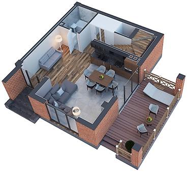 Новостройки от застройщика: Сдан, 3 комнаты, 90 м² — 2