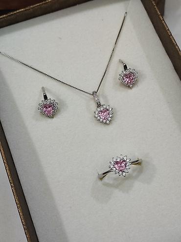 Серебряные наборы украшений: Набор украшений, Проба 925, Женские, Новый — 9