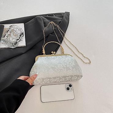 Классические сумки: ✨ Изысканная женская сумка Pink / Ivory ✨ Ищешь роскошный аксессуар — 9