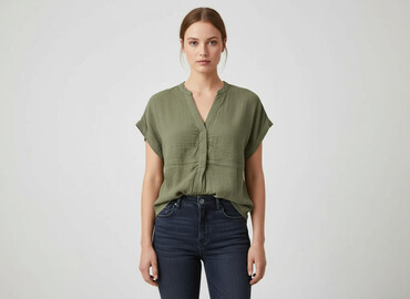t shirty hm basic: H&M, Жіноча блуза, розмір 2XL