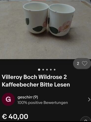 Čaše: Solja Villeroy & Boch Zapadna Nemacka. Solja — 3