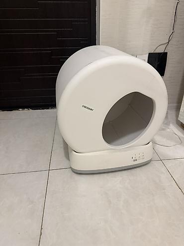 Животные: Avtomatik pişik tualeti – OBOBAY smart qum kabinəsi - Qapalı baraban — 2
