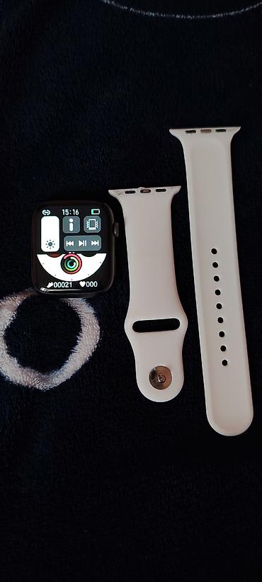 honor smart: Ağıllı saat – kvadrat formalı sensor ekran, ağ silikon qayış — 1