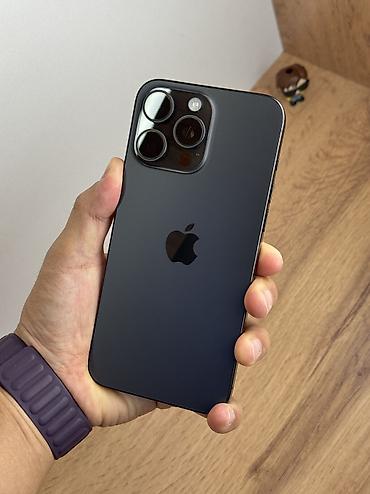 sony i pro: IPhone 15 Pro Max, Б/у, 256 ГБ, Black Titanium, Защитное стекло, Чехол, Кабель, 85 % — 3