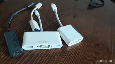 Адаптеры питания для ноутбуков: Apple USB-C VGA Multiport Adapte.- 4000 сом Адаптер Apple Mini