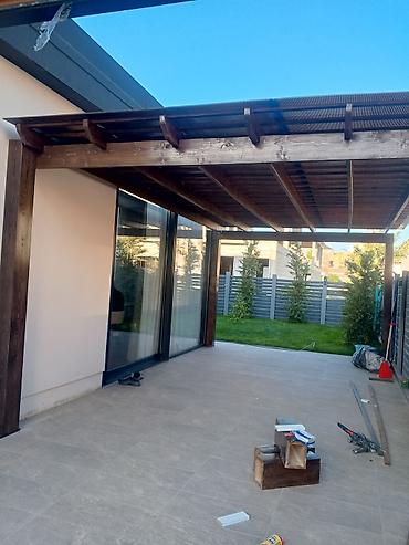 polikarbon: Açıq hava üçün taxta pergola – terasa və həyət məkanı üçün hazır həll — 6