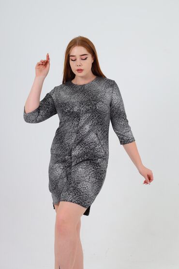 платья новые: Күнүмдүк көйнөк, Күз-жаз, 5XL (EU 50)