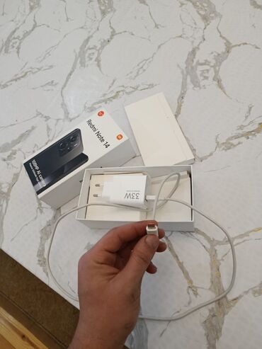 Redmi: Redmi Note 14, 128 GB, rəng - Mavi, Barmaq izi — 3