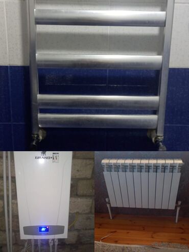 radyator kobi: Iwlek veziyyetdedi 3 ilin kombisidi radiatorlar 10 seksialidi 5 ededdi